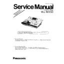 Panasonic WJ-MX50 Service Manual / Supplement