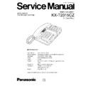 kx-t2315cz service manual