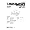 Panasonic KX-T2465 Service Manual