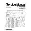 Panasonic KX-T3621B Simplified Service Manual