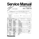 Panasonic KX-T3861B Simplified Service Manual