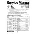 Panasonic KX-T4168-B Simplified Service Manual