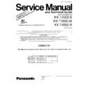 Panasonic KX-T4500-B, KX-T4500-W, KX-T4550-B Service Manual / Supplement