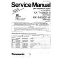 kx-t4500d-b, kx-t4500d-w simplified service manual