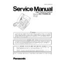 Panasonic KX-T7630RU Service Manual