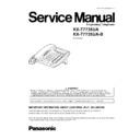 Panasonic KX-T7735UA, KX-T7735UAPP (serv.man2) Service Manual