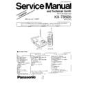 Panasonic KX-T9505 Simplified Service Manual