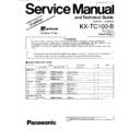 Panasonic KX-TC100-B Simplified Service Manual