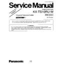 Panasonic KX-TC10RU-W Simplified Service Manual