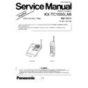 kx-tc1500lab simplified service manual