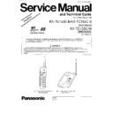 kx-tc150c-b, kx-tc155c-b simplified service manual