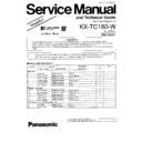 Panasonic KX-TC180-W Simplified Service Manual
