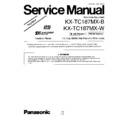 kx-tc187mx-b, kx-tc187mx-w simplified service manual