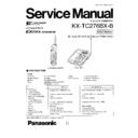 kx-tc276bx-b service manual