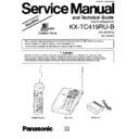 kx-tc419ru-b simplified service manual
