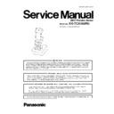 Panasonic KX-TCA185RU Service Manual