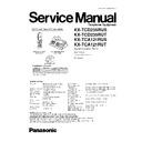 kx-tcd235rus, kx-tcd235rut, kx-tca121rus, kx-tca121rut service manual