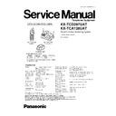 Panasonic KX-TCD297UAT, KX-TCA128UAT Service Manual