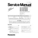Panasonic KX-TCD325UA, KX-TCA132UA, KX-TCA130UA (serv.man2) Service Manual / Supplement