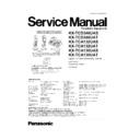 Panasonic KX-TCD346UAS, KX-TCD346UAT, KX-TCA132UAS, KX-TCA132UAT, KX-TCA130UAS, KX-TCA130UAT Service Manual