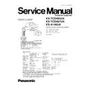 Panasonic KX-TCD465UA, KX-TCD467UA, KX-A146UA Service Manual