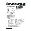 Panasonic KX-TCD566RUS, KX-TCA158RUS Service Manual