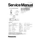 Panasonic KX-TCD806UAT, KX-TCA180UAT Service Manual