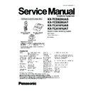 kx-tcd826uas, kx-tcd826uat, kx-tca181uas, kx-tca181uat service manual