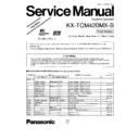 Panasonic KX-TCM420MX-B Simplified Service Manual