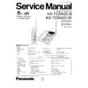 kx-tcm422-b, kx-tcm422-w service manual