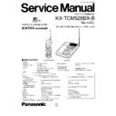 kx-tcm526bx-b service manual