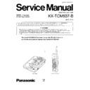 Panasonic KX-TCM937-B Simplified Service Manual