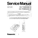 kx-tcm940d-b simplified service manual