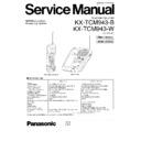kx-tcm943-b, kx-tcm943-w service manual