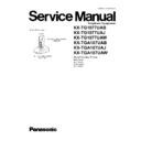 Panasonic KX-TG1077UAB, KX-TG1077UAJ, KX-TG1077UAW, KX-TGA107UAB, KX-TGA107UAJ, KX-TGA107UAW Service Manual