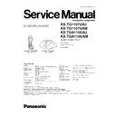 kx-tg1107uaj, kx-tg1107uam, kx-tga110uaj, kx-tga110uam service manual