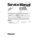 kx-tg2238s, kx-tg2238cs service manual / supplement