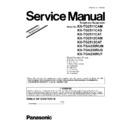 Panasonic KX-TG2511CAM, KX-TG2511CAS, KX-TG2511CAT, KX-TG2512CAM, KX-TG2512CAT, KX-TGA250RUM, KX-TGA250RUS, KX-TGA250RUT (serv.man3) Service Manual / Supplement
