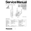 Panasonic KX-TG2560B, KX-TG2560S Service Manual