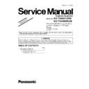 Panasonic KX-TG8621UAM, KX-TGA860RUM (serv.man2) Service Manual / Supplement