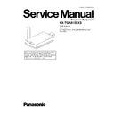 Panasonic KX-TGA915EXS Service Manual