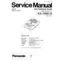 Panasonic KX-TM90-B Service Manual
