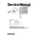 Panasonic KX-TS2350RUB, KX-TS2350RUC, KX-TS2350RUH, KX-TS2350RUR, KX-TS2350RUW Service Manual