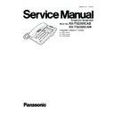 kx-ts2365cab, kx-ts2365caw service manual