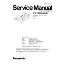 Panasonic KX-TS2365RUB Service Manual
