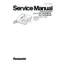 Panasonic KX-TS2382RUB, KX-TS2382RUW Service Manual