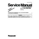 Panasonic KX-TS2570RU (serv.man3) Service Manual / Supplement