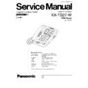 Panasonic KX-TS27-W Service Manual