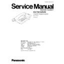 Panasonic KX-TSC10RUW Service Manual