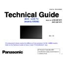 Panasonic LCD-201411, AVC-201411, AX900 Other Service Manuals
